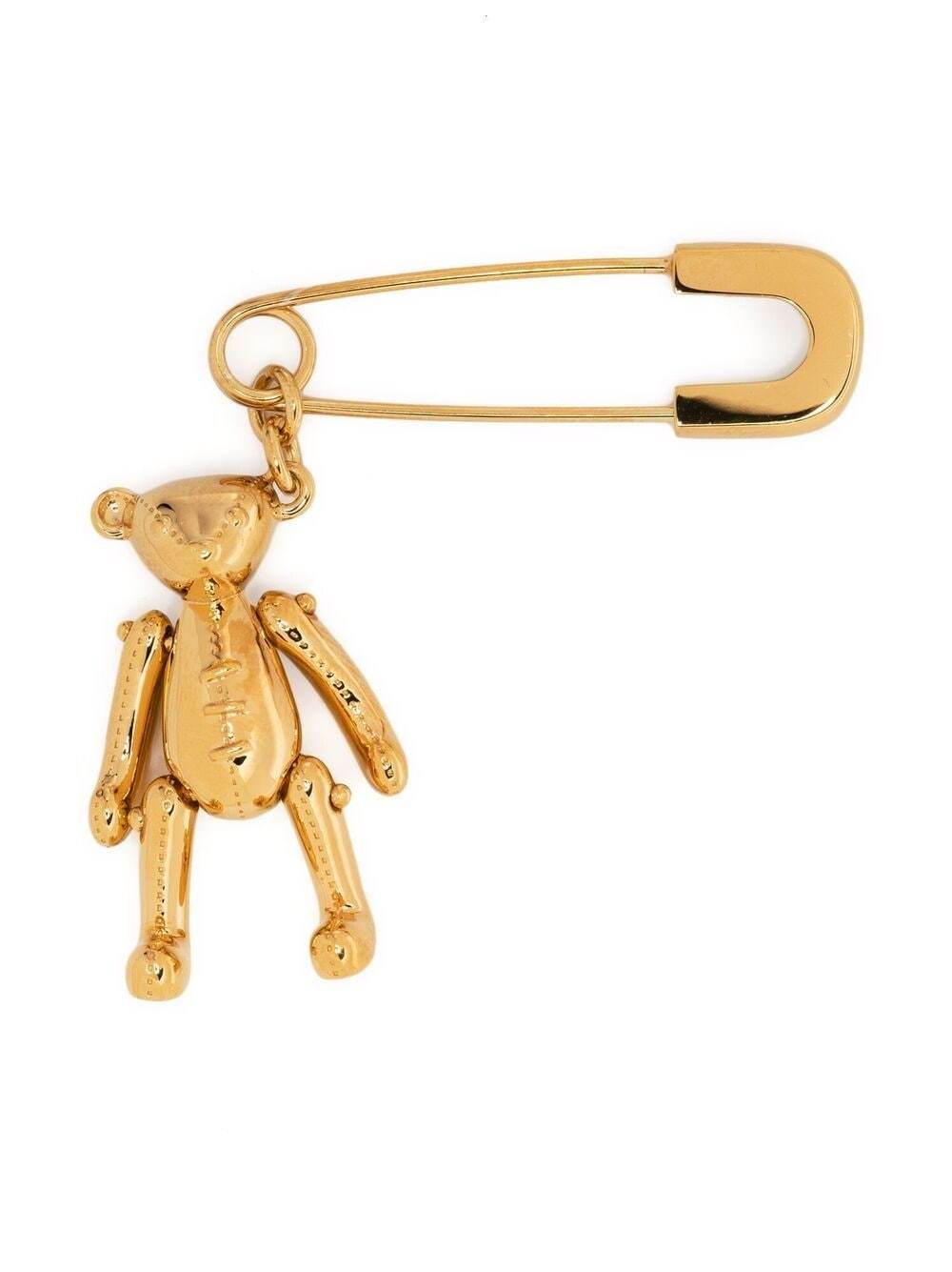 AMBUSH Teddy Bear Charm Earring Gold - MAISONDEFASHION.COM