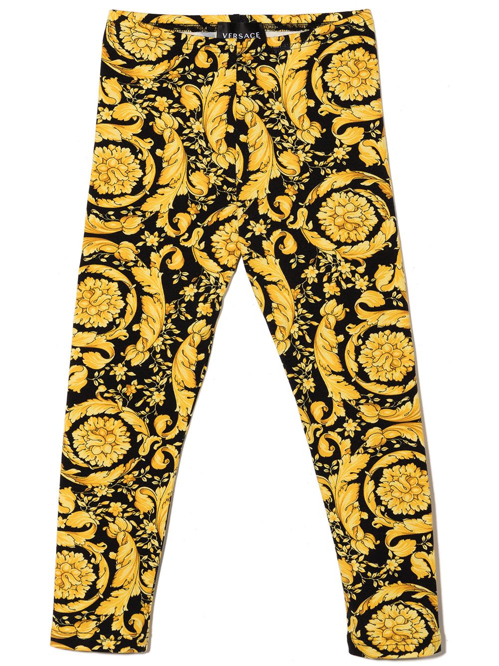 VERSACE BABY Baroque Print Leggings - MAISONDEFASHION.COM
