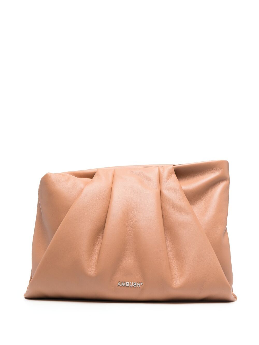 AMBUSH Maxi Wrap Clutch Bag Beige