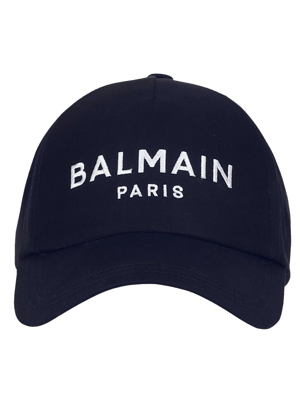 BALMAIN Logo Cap Navy - MAISONDEFASHION.COM