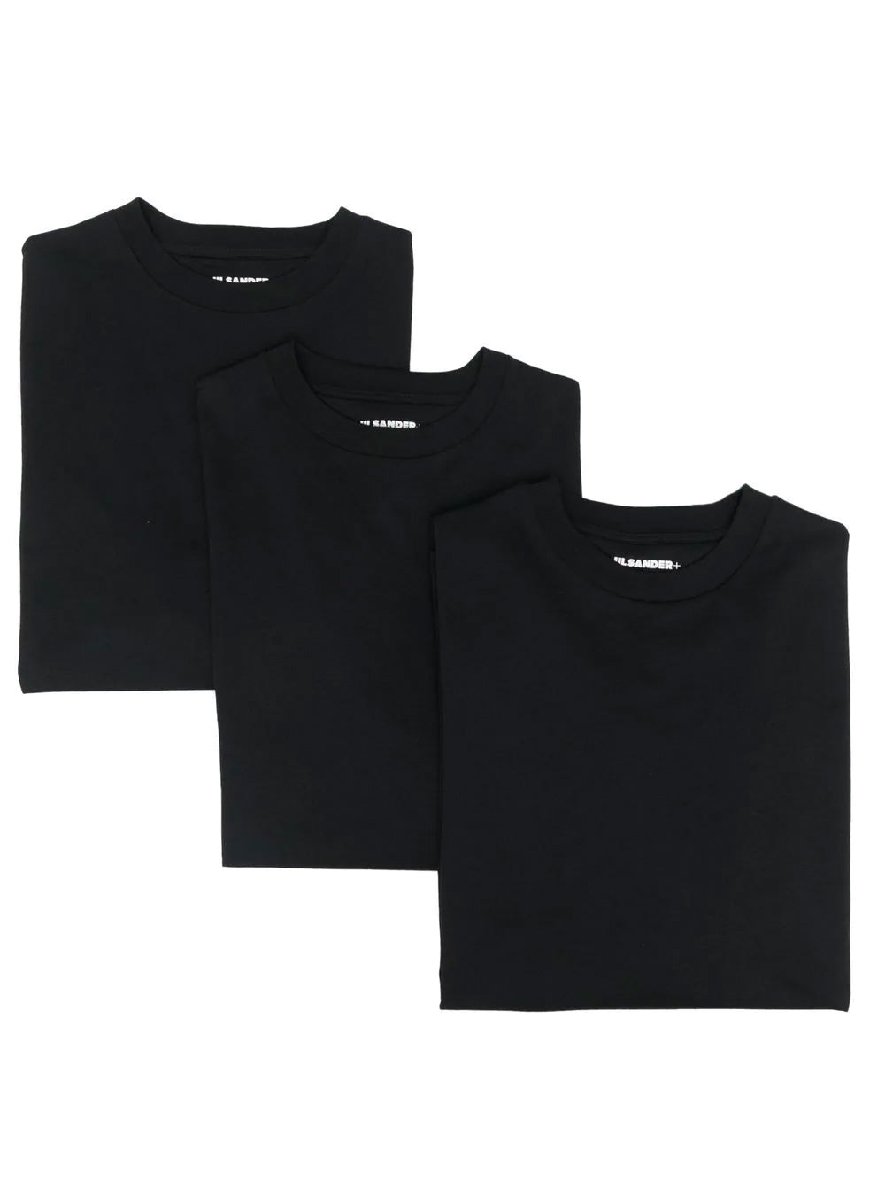 JIL SANDER Long Sleeves T-Shirt 3 Pack Black