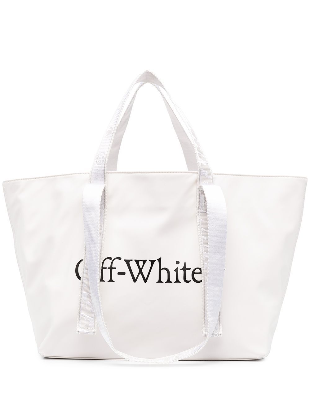 OFF-WHITE Small Commercial tote bag White - MAISONDEFASHION.COM