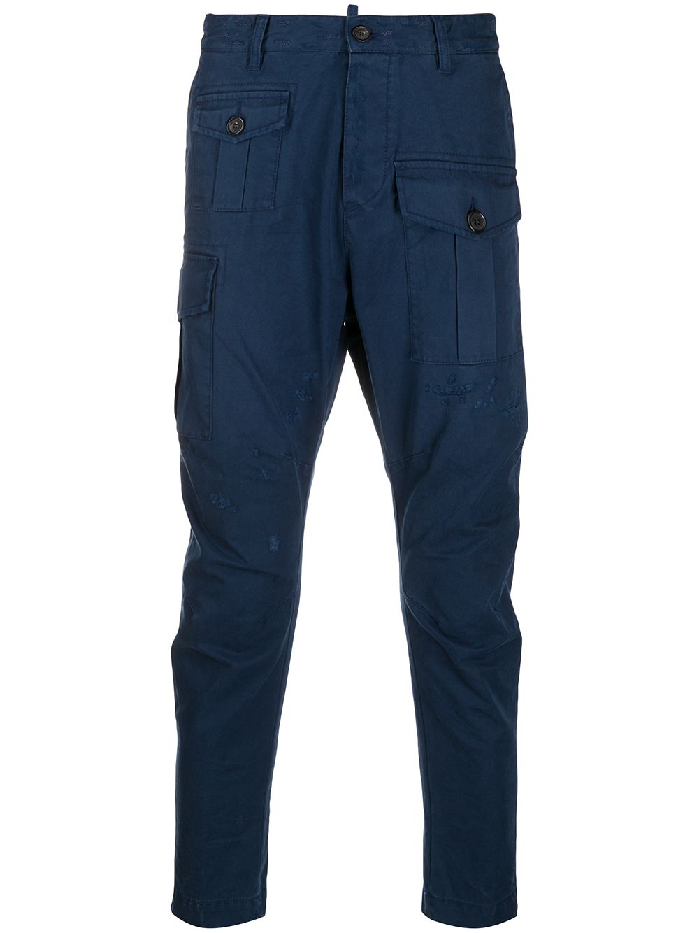 DSQUARED2 Cargo Chinos Navy - Maison De Fashion 