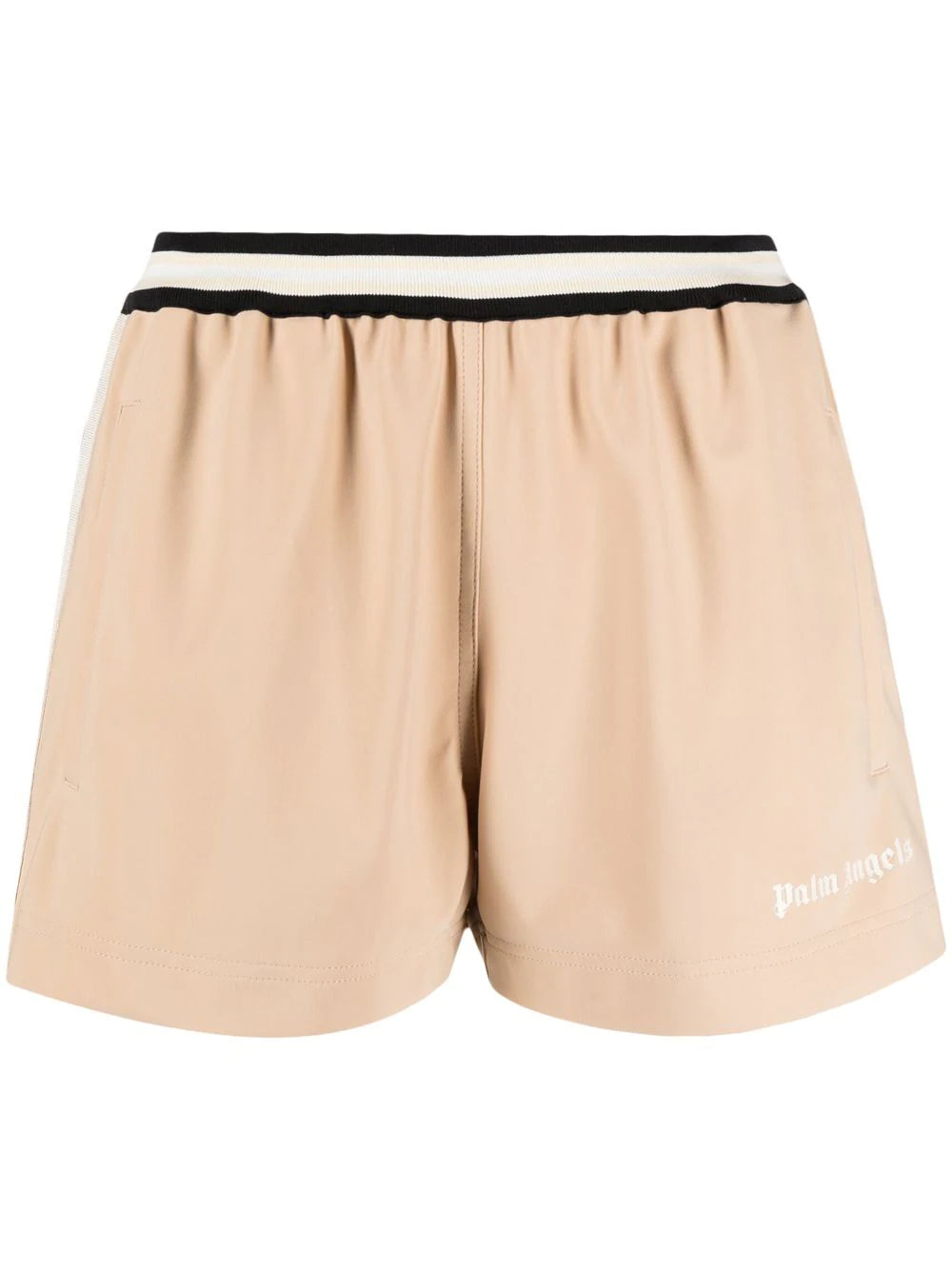 PALM ANGELS WOMEN Ultralight Track Shorts Mock Orange - MAISONDEFASHION.COM