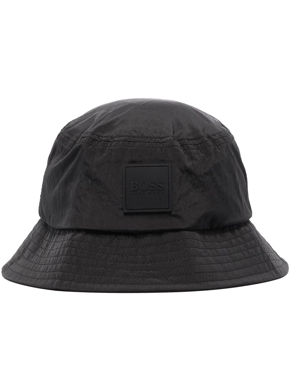 BOSS Logo-patch bucket hat Black - MAISONDEFASHION.COM