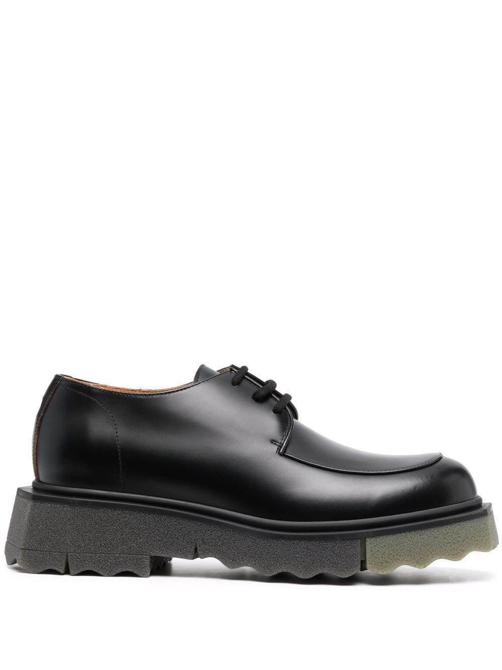 OFF-WHITE Sponge Sole Derby Shoes Black - MAISONDEFASHION.COM