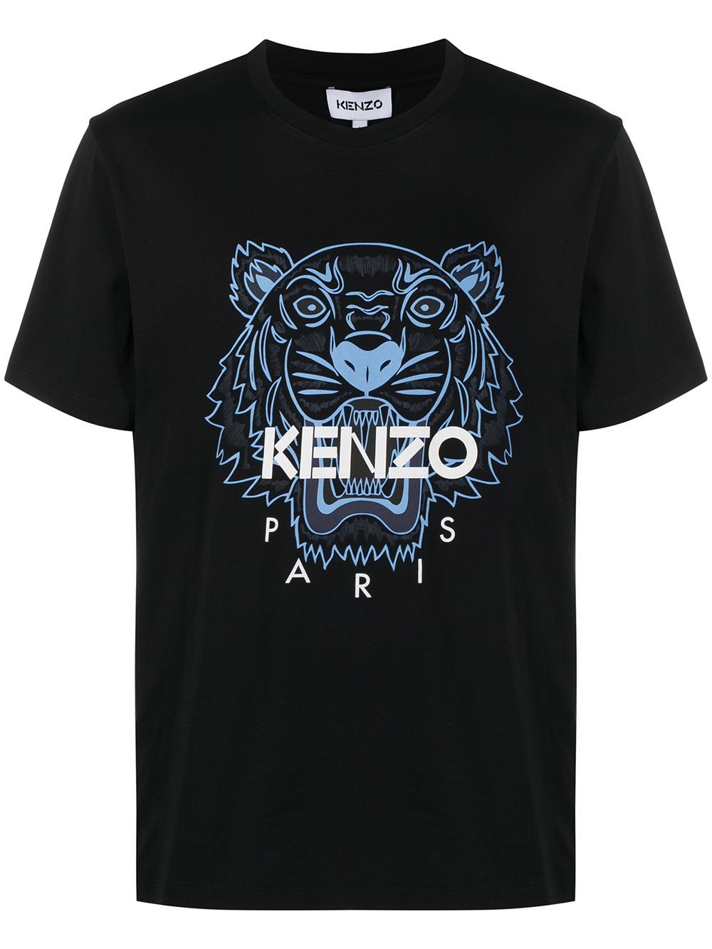 Kenzo Tiger Logo T-Shirt Black - MAISONDEFASHION.COM