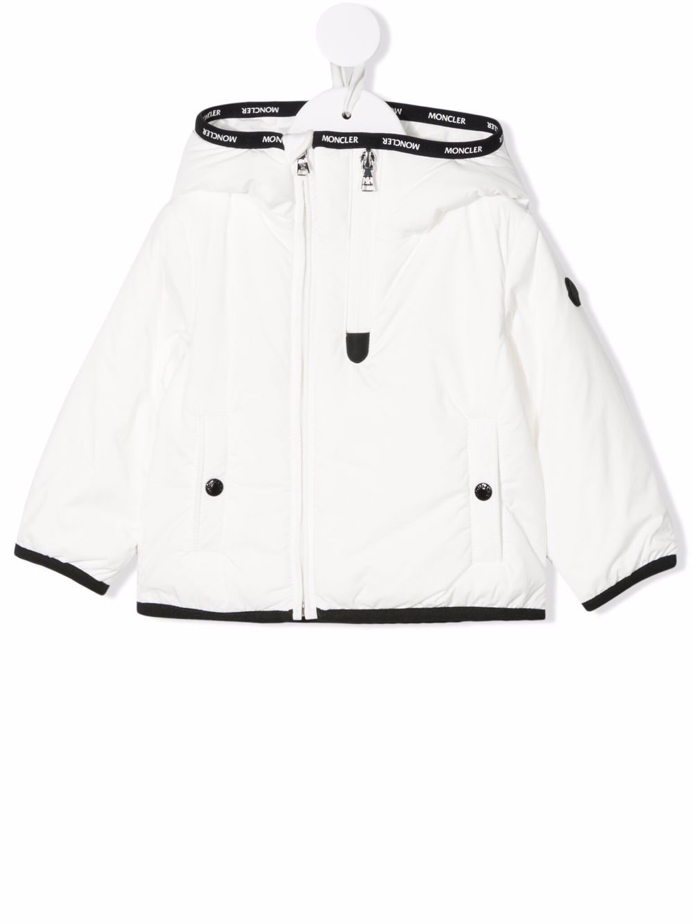 MONCLER BABY Conez Jacket White - MAISONDEFASHION.COM