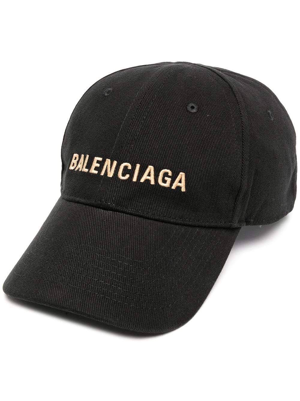 BALENCIAGA Embroidered Logo Baseball Cap Black - Maison De Fashion 