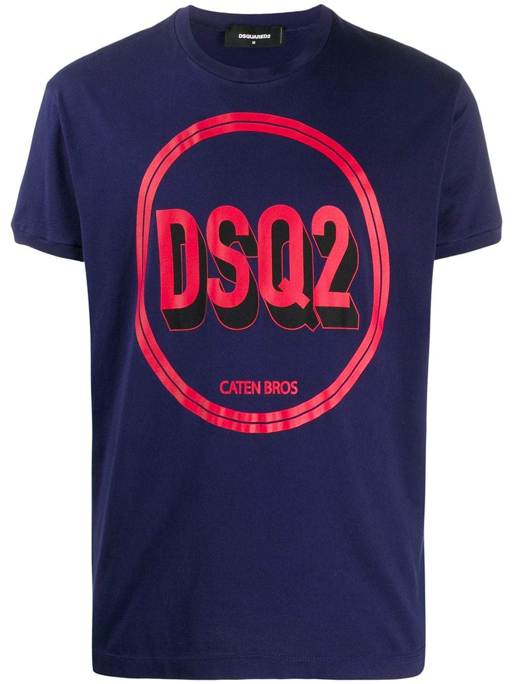 DSQUARED2 Logo print T-shirt Navy - Maison De Fashion 