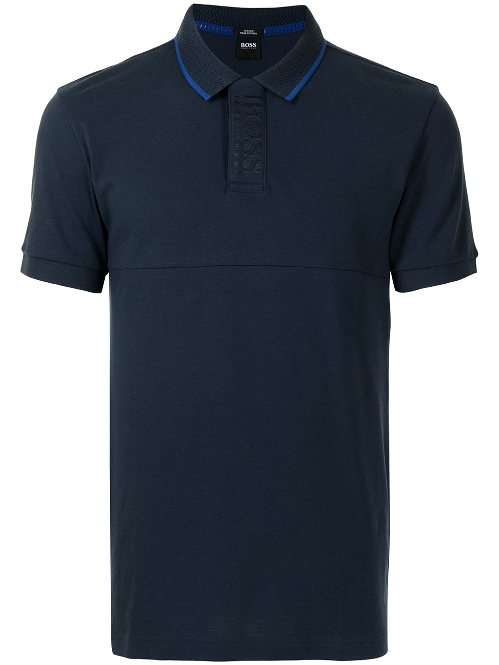 BOSS Slim Fit Polo Shirt Navy - MAISONDEFASHION.COM