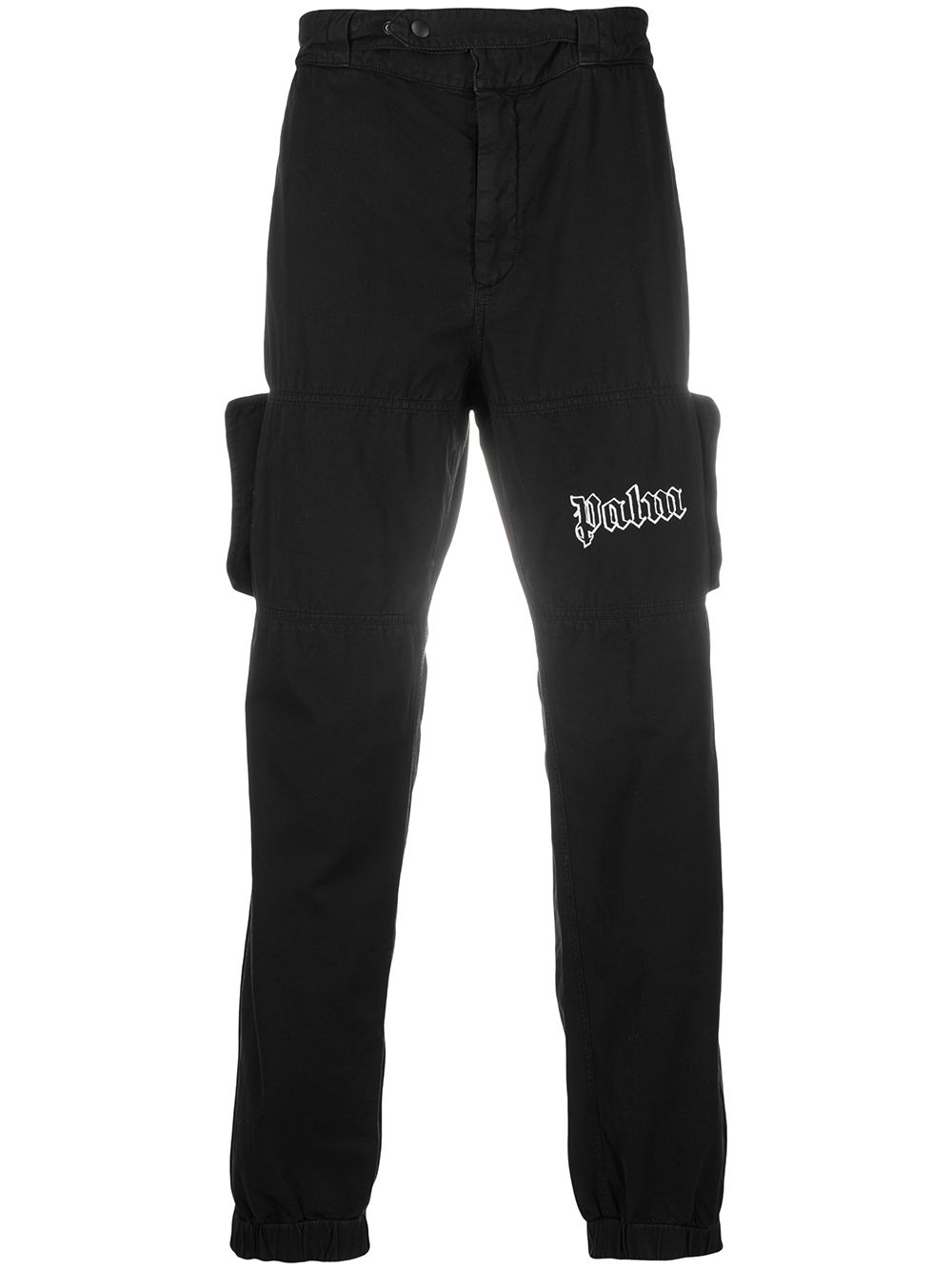 PALM ANGELS logo cargo pants black - Maison De Fashion 