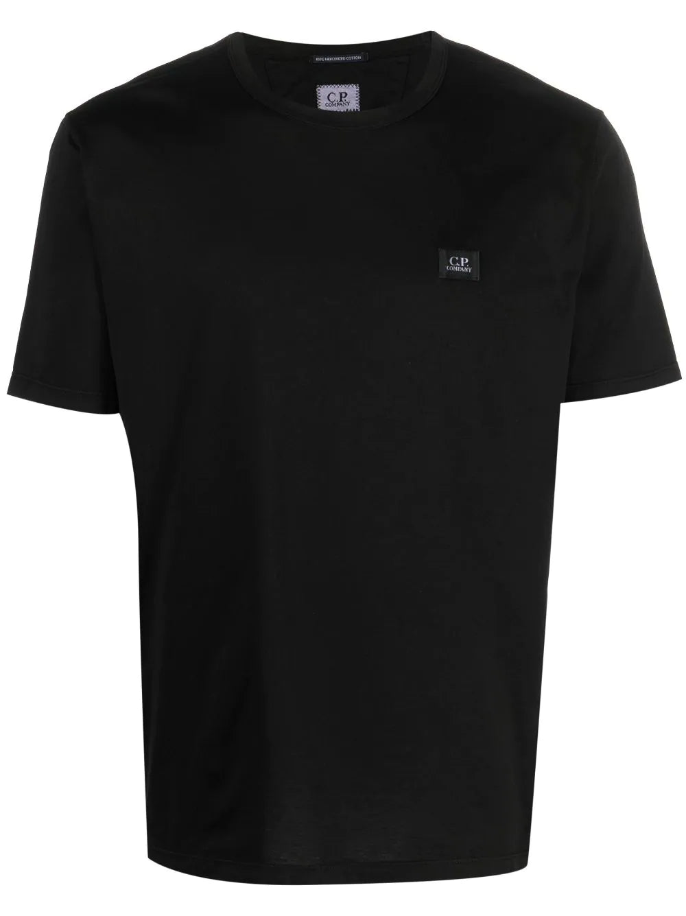 C.P. COMPANY Small Logo Patch T-shirt Black - MAISONDEFASHION.COM