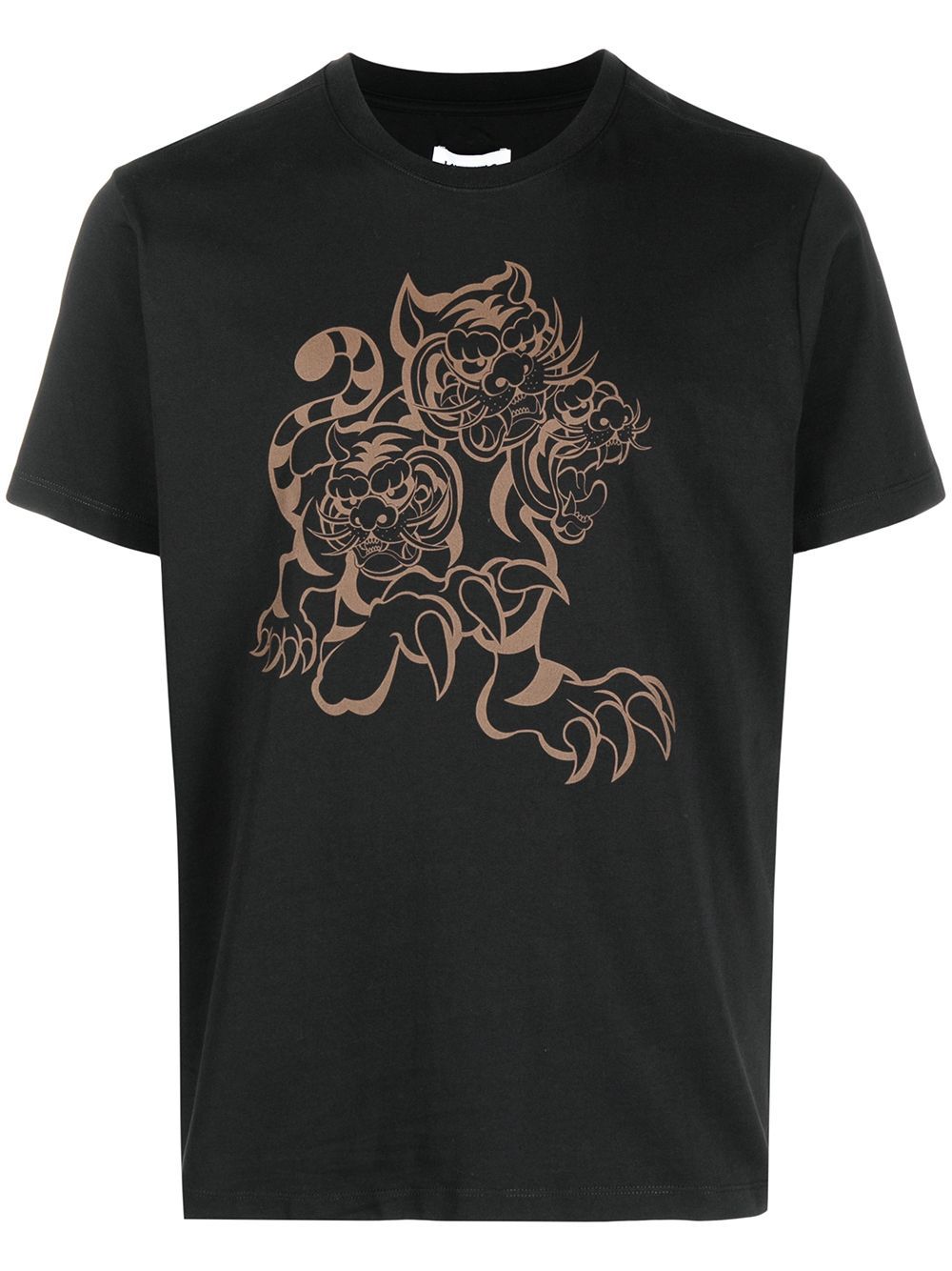 KENZO Chinese Tiger T-Shirt Black - MAISONDEFASHION.COM
