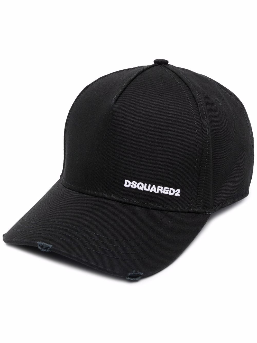 DSQUARED2 Embroidered-logo six-panel cap Black - MAISONDEFASHION.COM