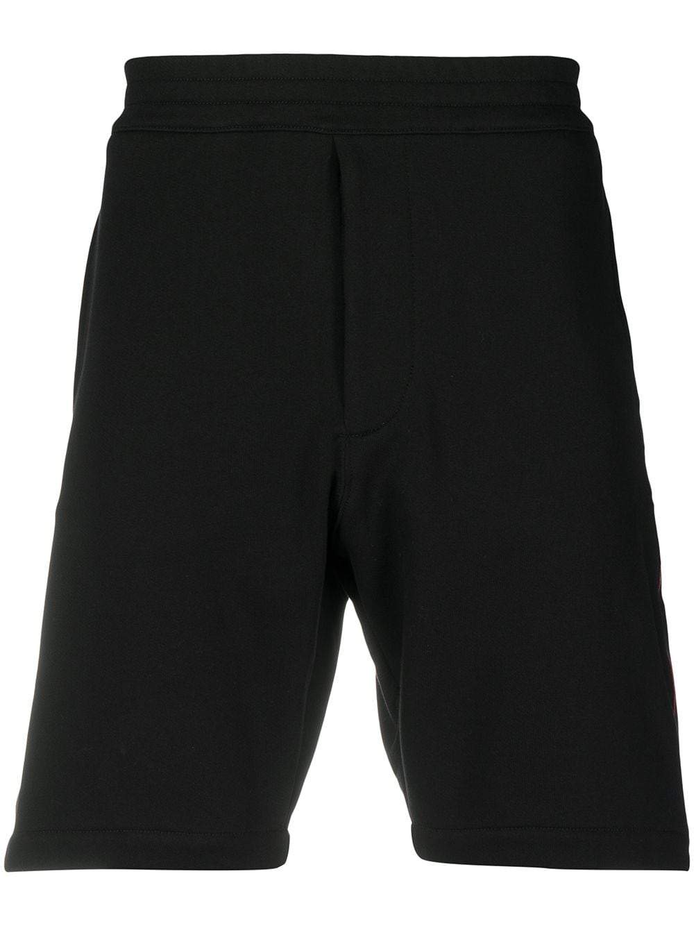 ALEXANDER MCQUEEN Side-panel shorts Black - MAISONDEFASHION.COM