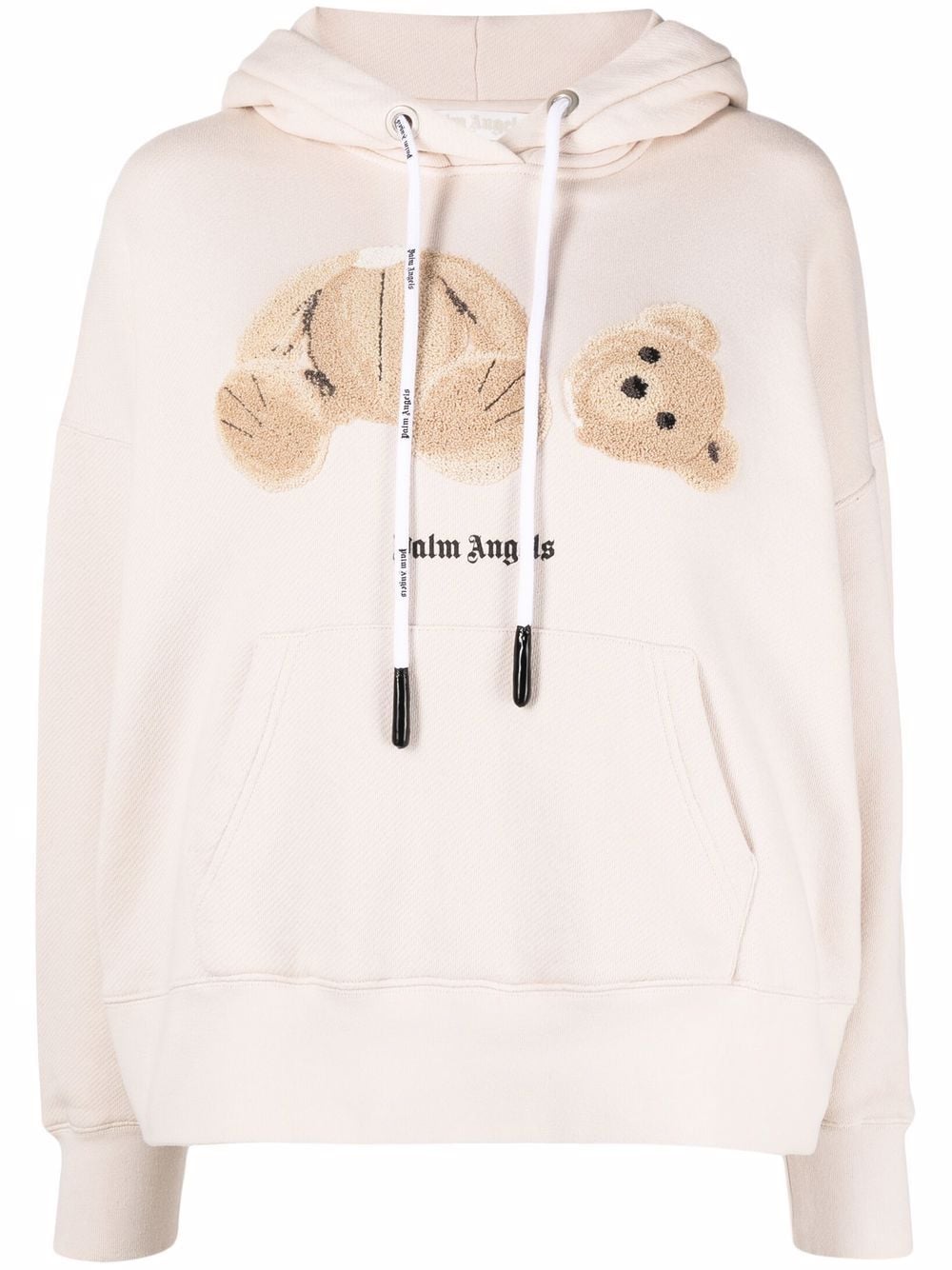 PALM ANGELS WOMEN Palm Angels Bear Over hoodie Brown - MAISONDEFASHION.COM