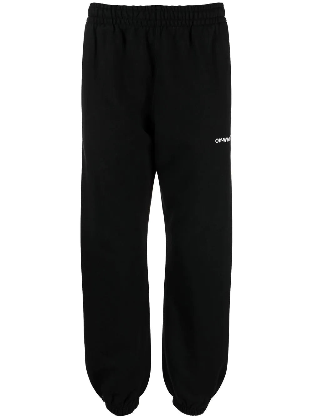 OFF-WHITE Chain Arrow Shorten Sweat Pants Black/White - MAISONDEFASHION.COM