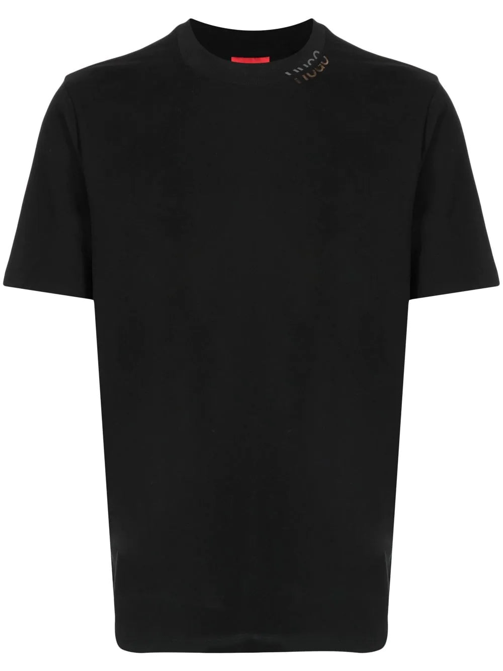 HUGO Split Logo T-Shirt Black - MAISONDEFASHION.COM