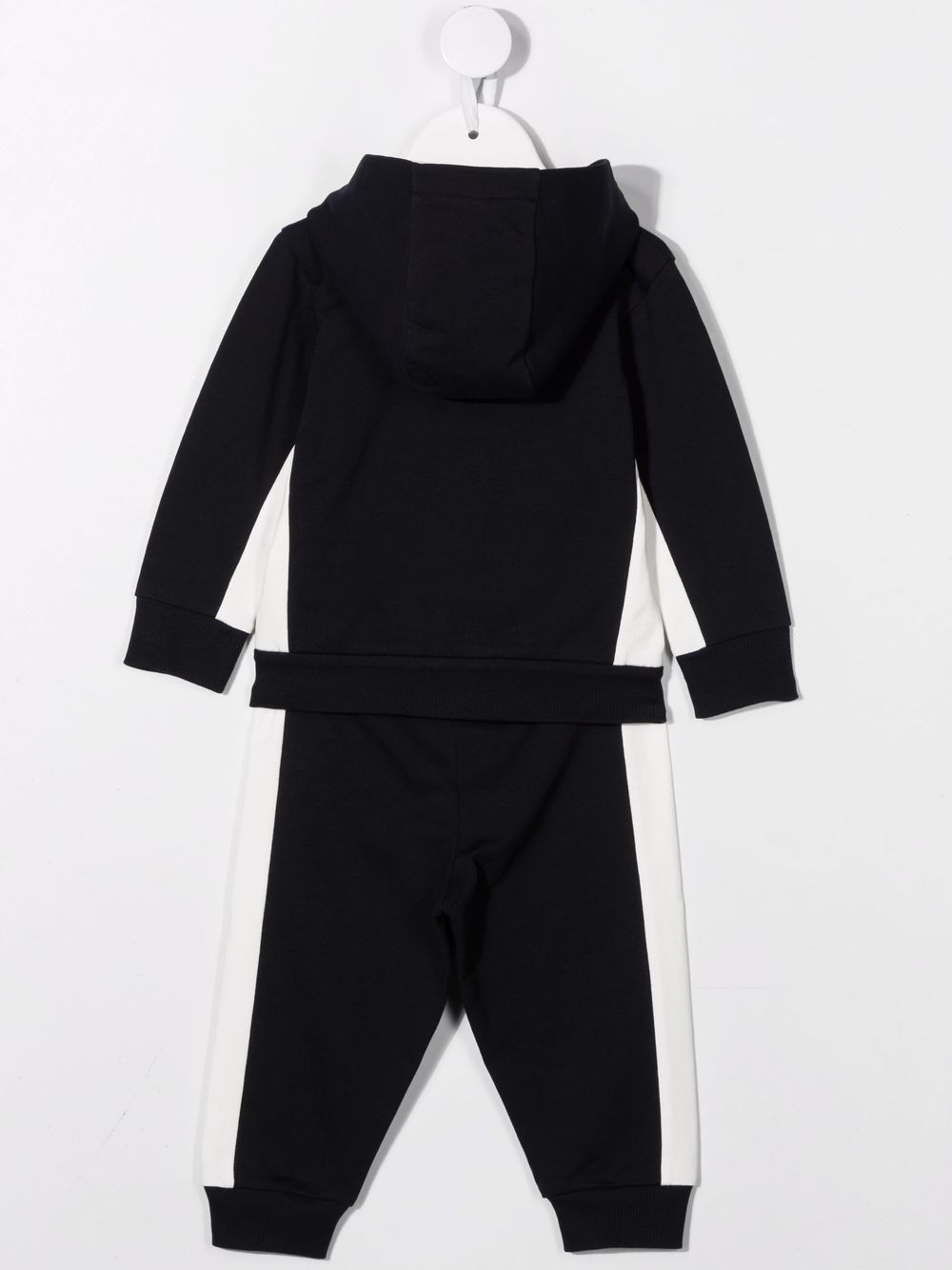 MONCLER BABY Logo-patch cotton tracksuit set Navy - MAISONDEFASHION.COM