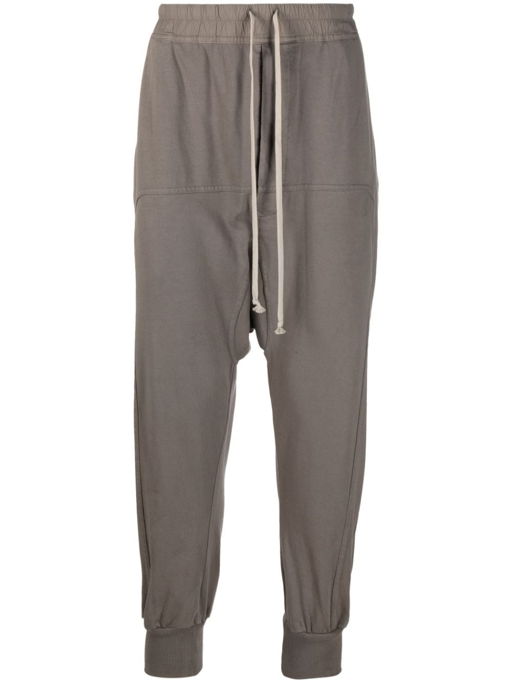 RICK OWENS DRKSHDW Drop-crotch drawstring trousers Brown - MAISONDEFASHION.COM