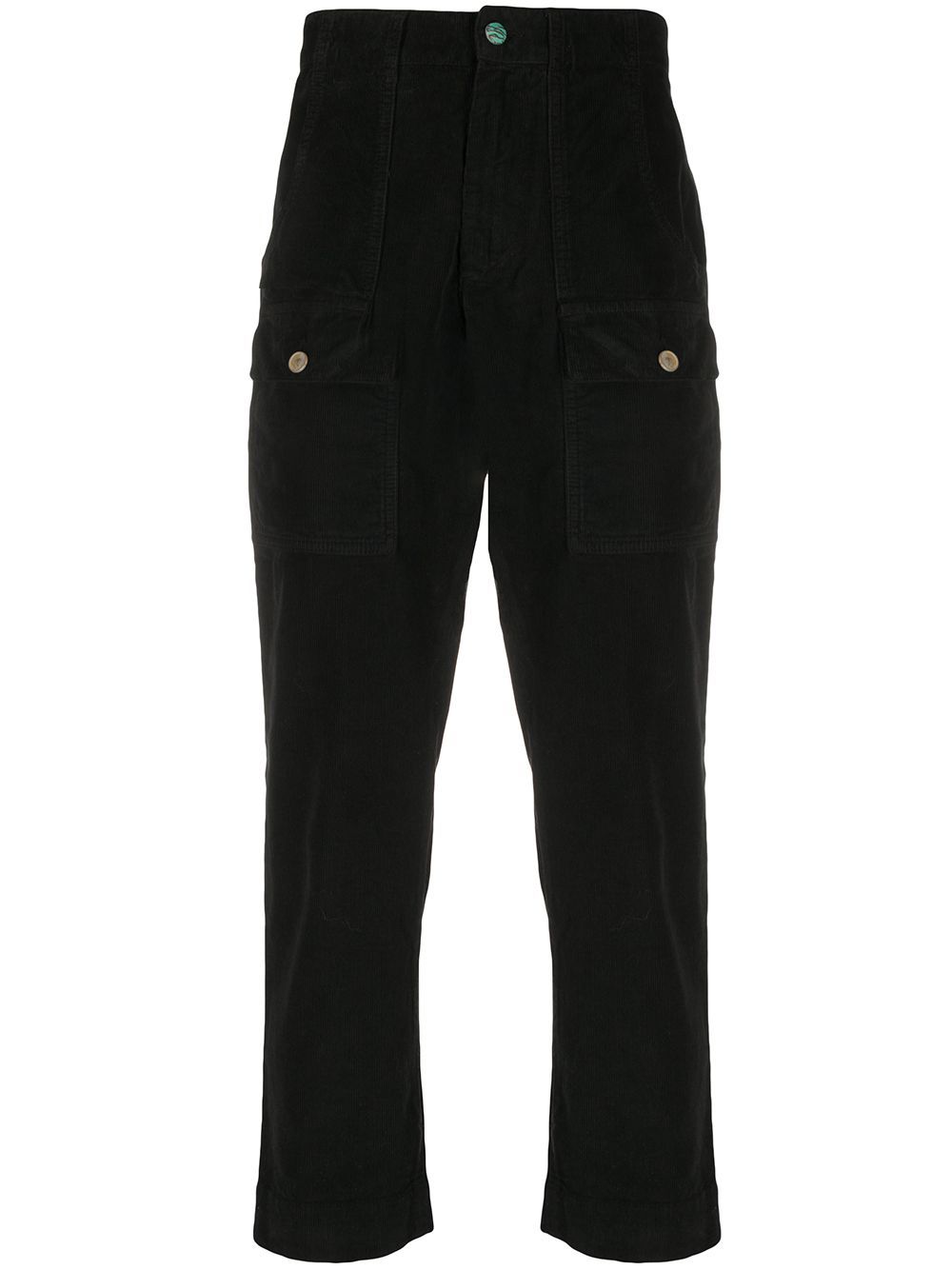 PALM ANGELS Corduroy Pockets Pants Black - Maison De Fashion 