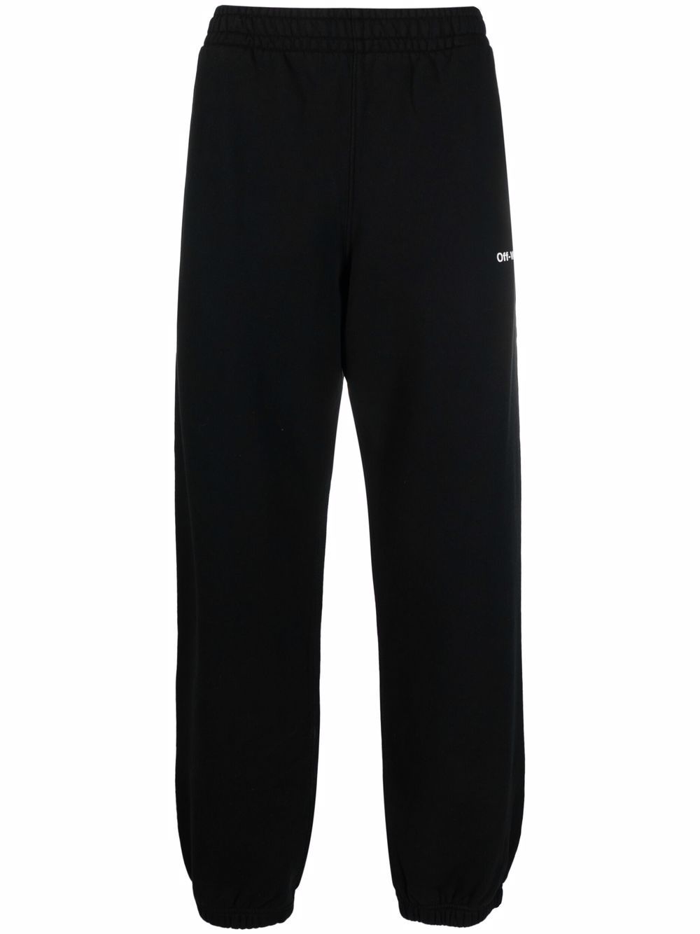 OFF-WHITE Caravaggio Diag Slim Sweat Pants Black - MAISONDEFASHION.COM