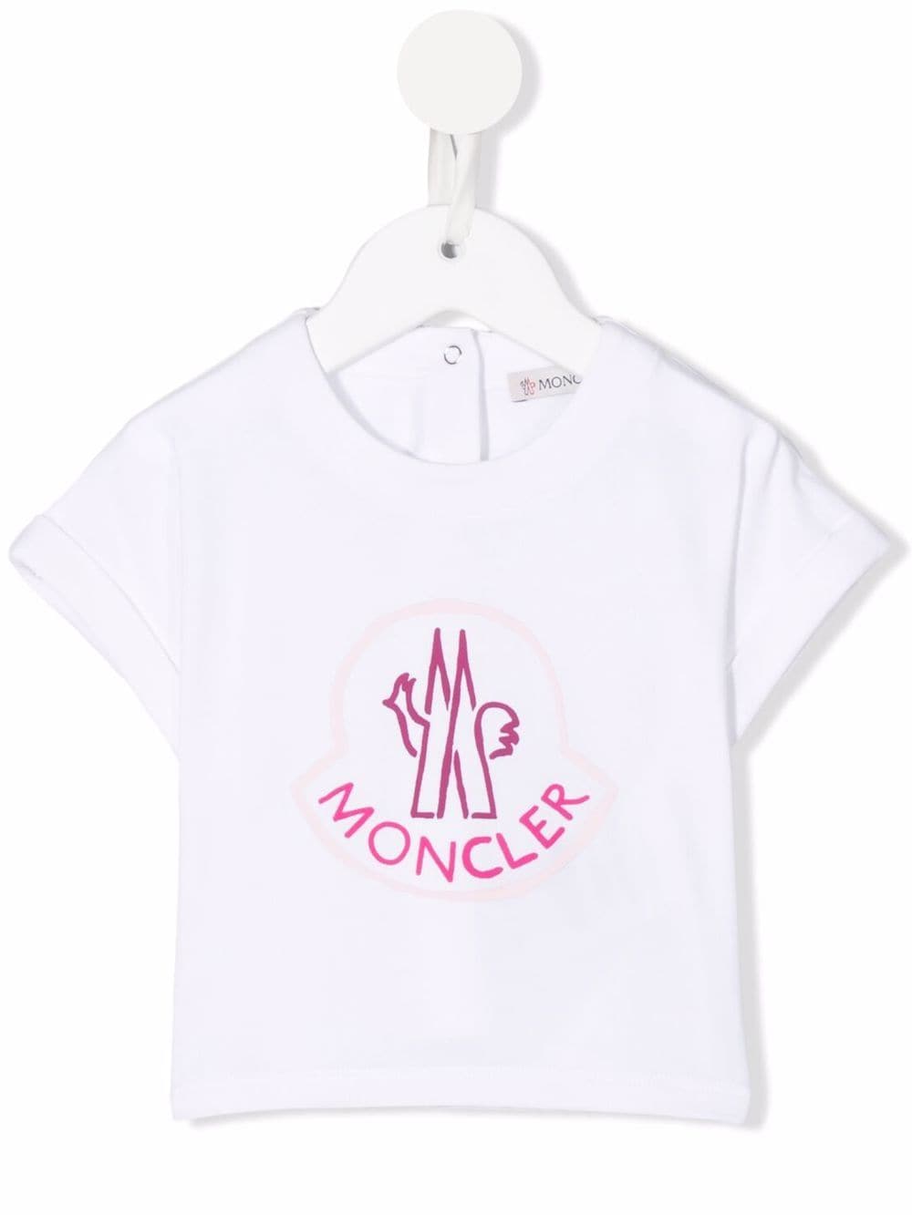 MONCLER BABY Logo Print T-Shirt - MAISONDEFASHION.COM