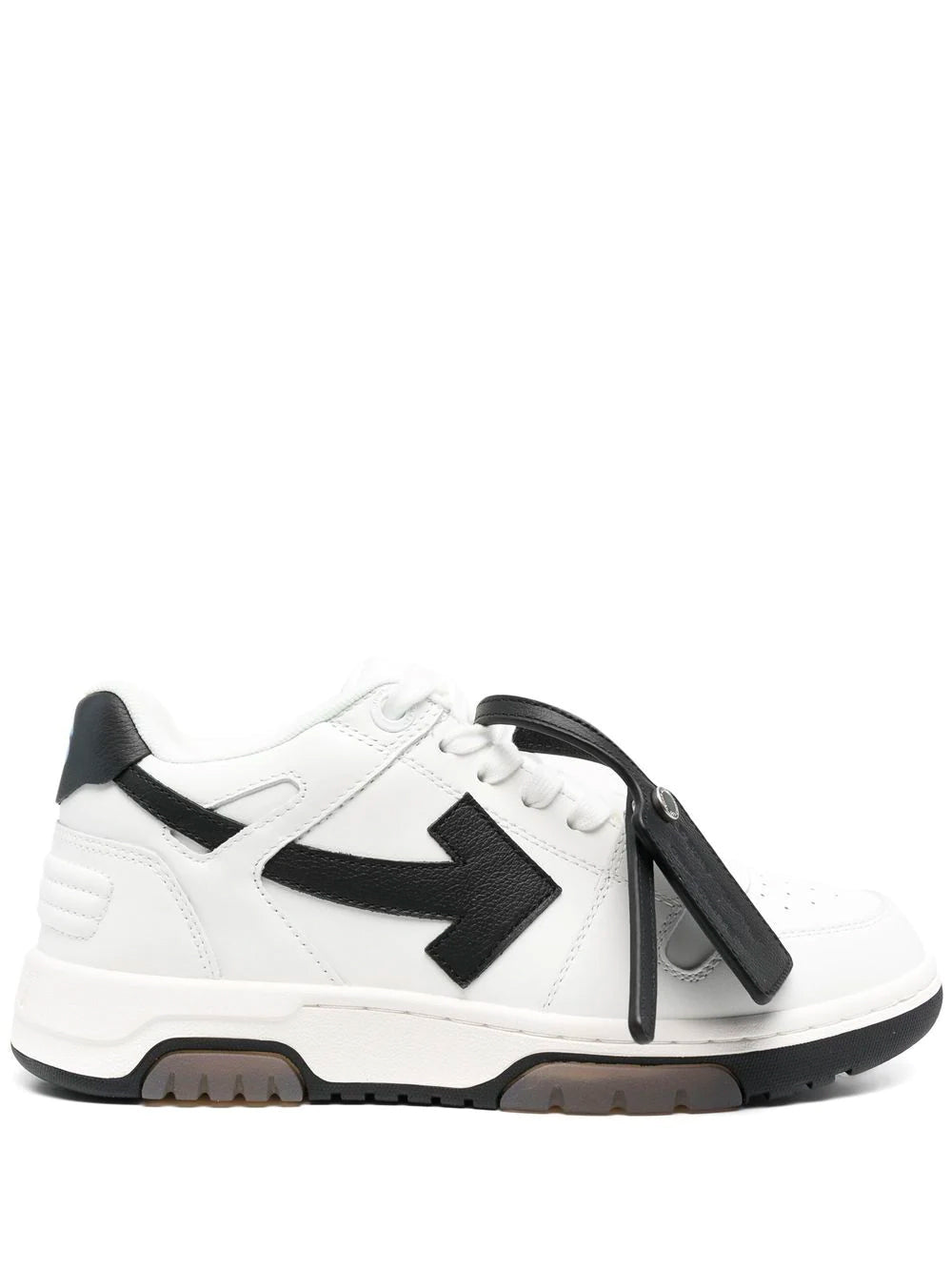 OFF-WHITE WOMEN Out Of Office Sneakers White/Black - MAISONDEFASHION.COM