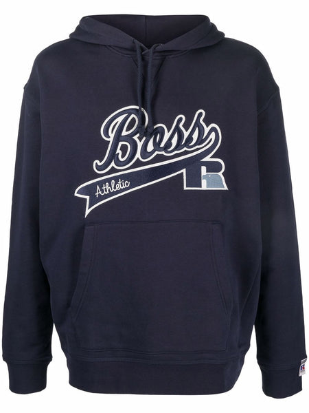 美品✨BOSS×RUSSEL ATHLETIC コラボ パーカ XS BOSS HUGO BOSS×RUSSELL ATHLETIC パーカー アイボリー サイズ