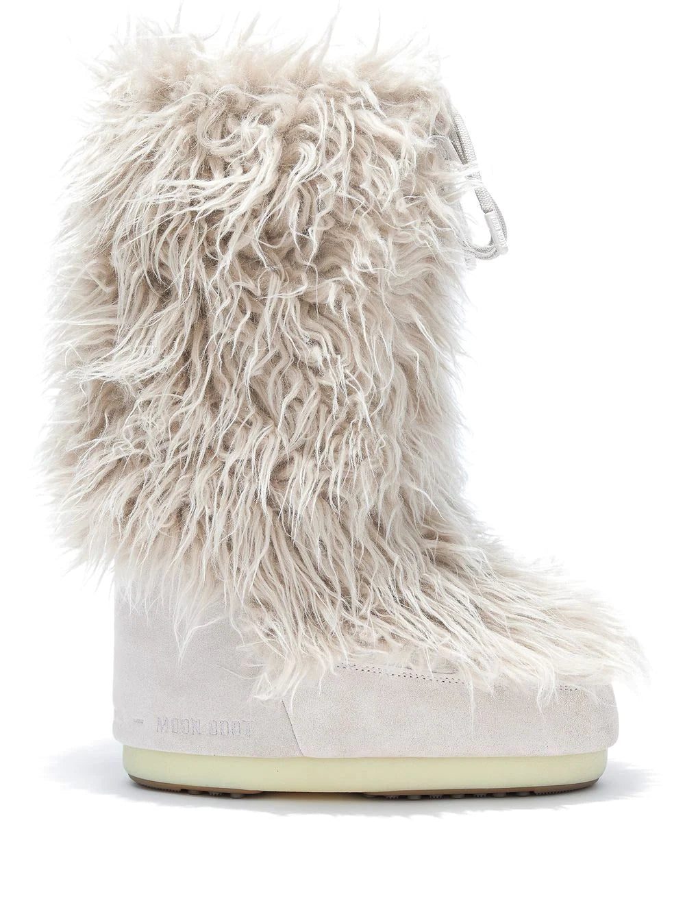 MOON BOOT WOMEN Icon Yeti Snow Boots Cream - MAISONDEFASHION.COM