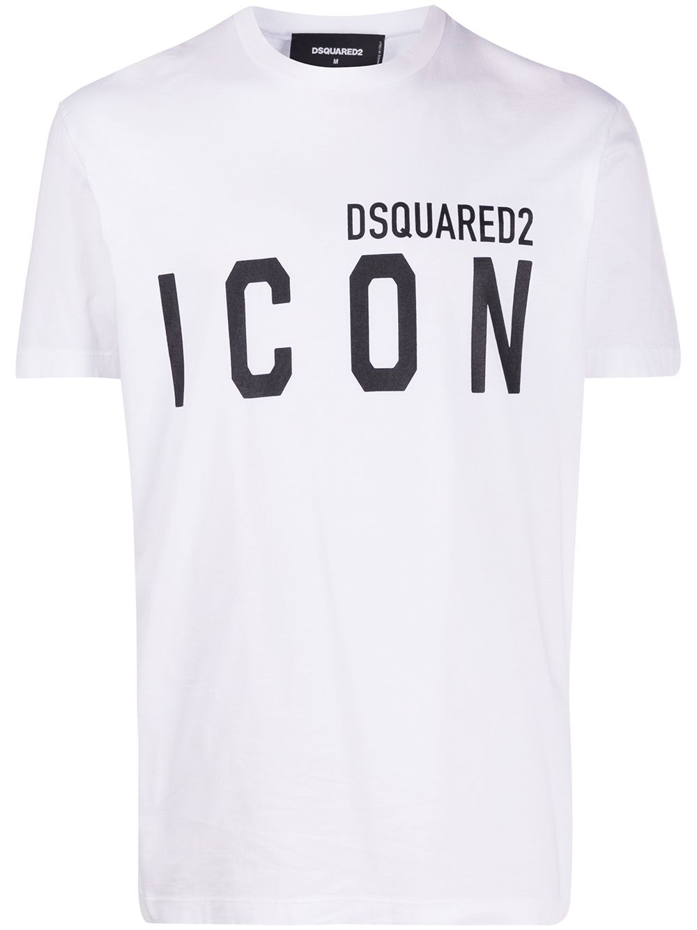 DSQUARED2 Icon Logo T-Shirt White - MAISONDEFASHION.COM