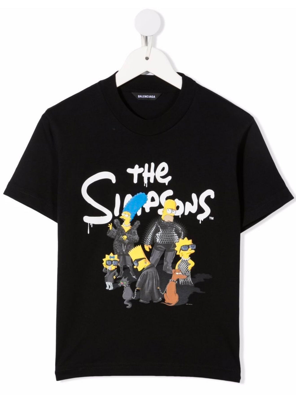 BALENCIAGA KIDS THE SIMPSONS TM & © 20TH TELEVISION T-shirt Black - MAISONDEFASHION.COM