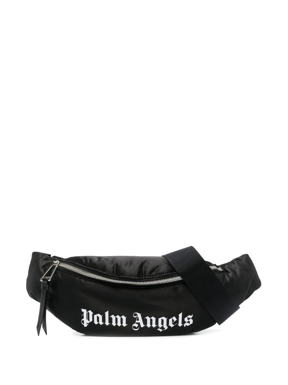 PALM ANGELS Classic Logo Fanny Pack Black/White - MAISONDEFASHION.COM