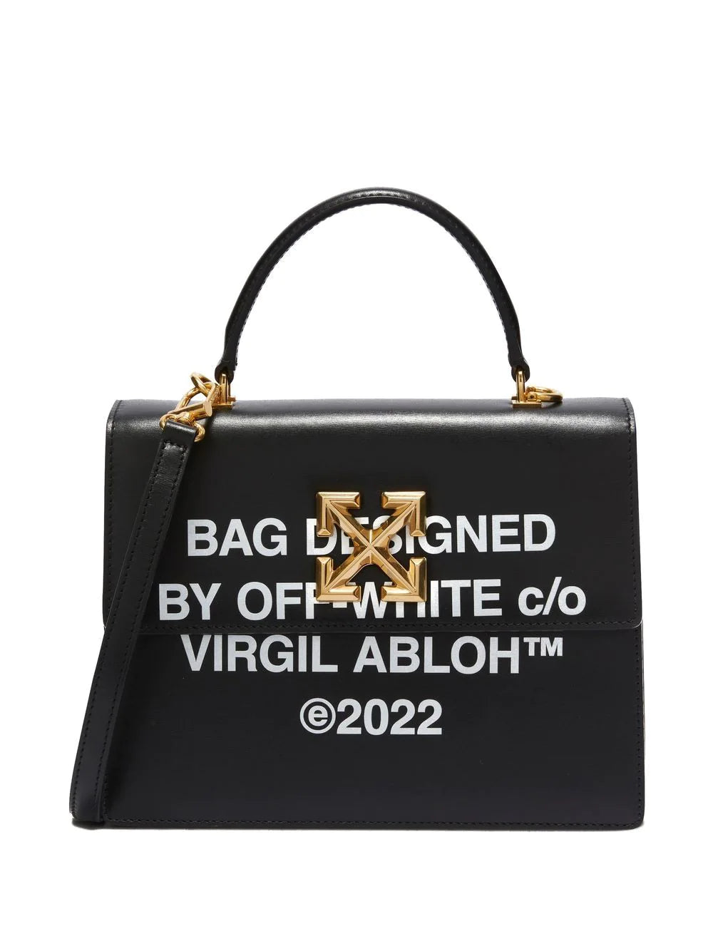 OFF-WHITE WOMEN Jiitney 2.8 Mini Bag Black/White - MAISONDEFASHION.COM