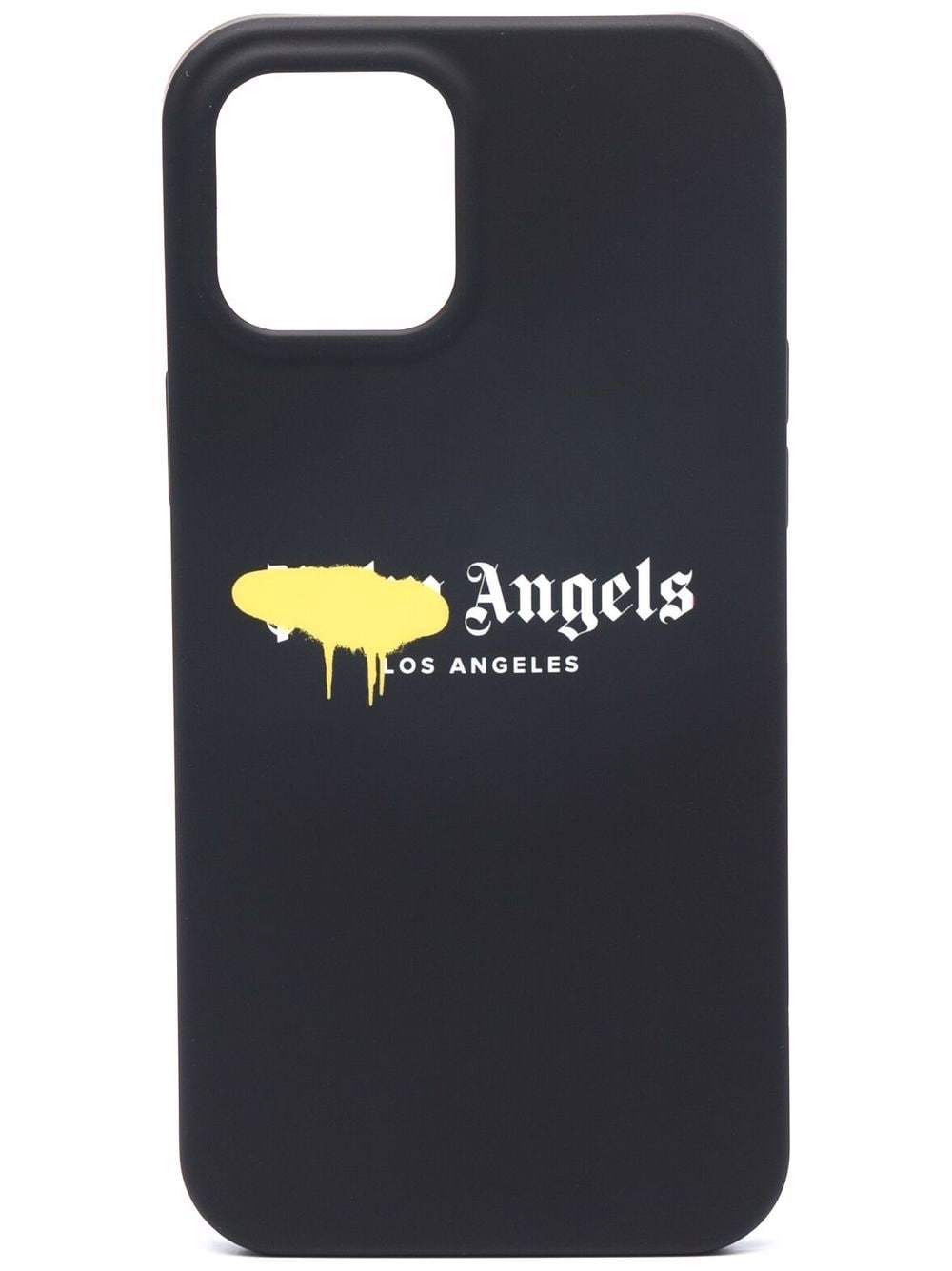 PALM ANGELS iPhone 12/12 Pro Spray Los Angeles Print Case - MAISONDEFASHION.COM