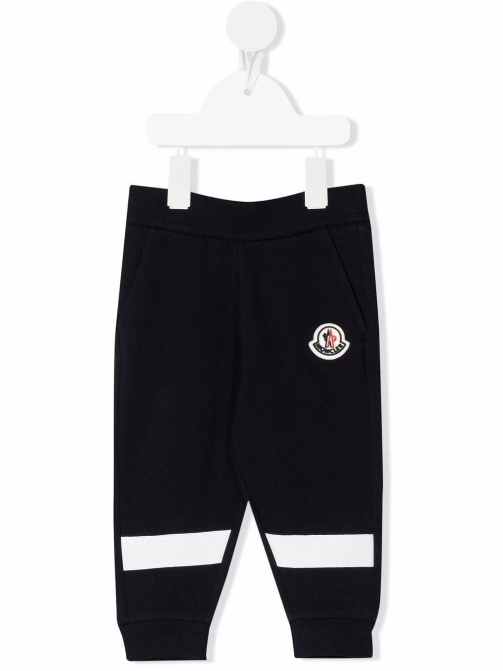 MONCLER BABY Logo-patch track pants Navy - MAISONDEFASHION.COM