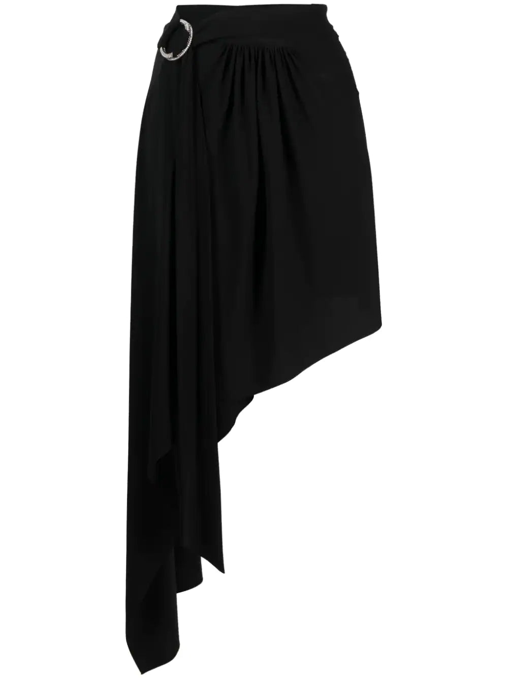 ALEXANDRE VAUTHIER Midi Skirt Black - MAISONDEFASHION.COM