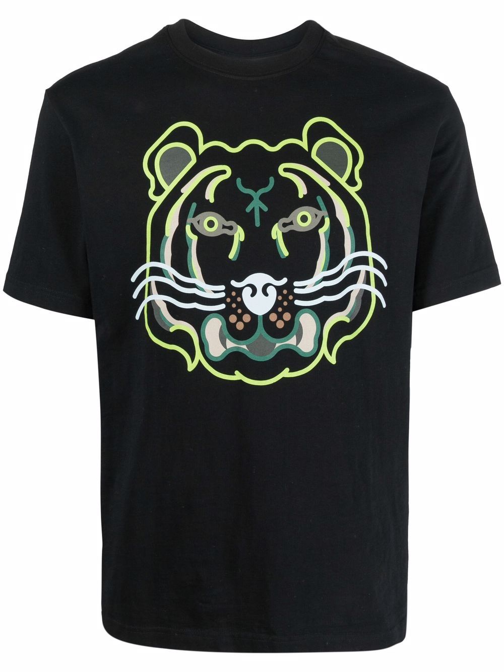 KENZO K-Tiger Relaxed T-Shirt Black - MAISONDEFASHION.COM