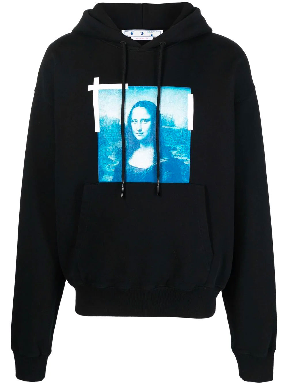 Off white hoodie mona lisa black online