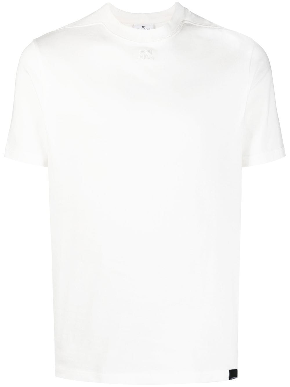 COURRÉGES Logo T-Shirt Heritage White - MAISONDEFASHION.COM