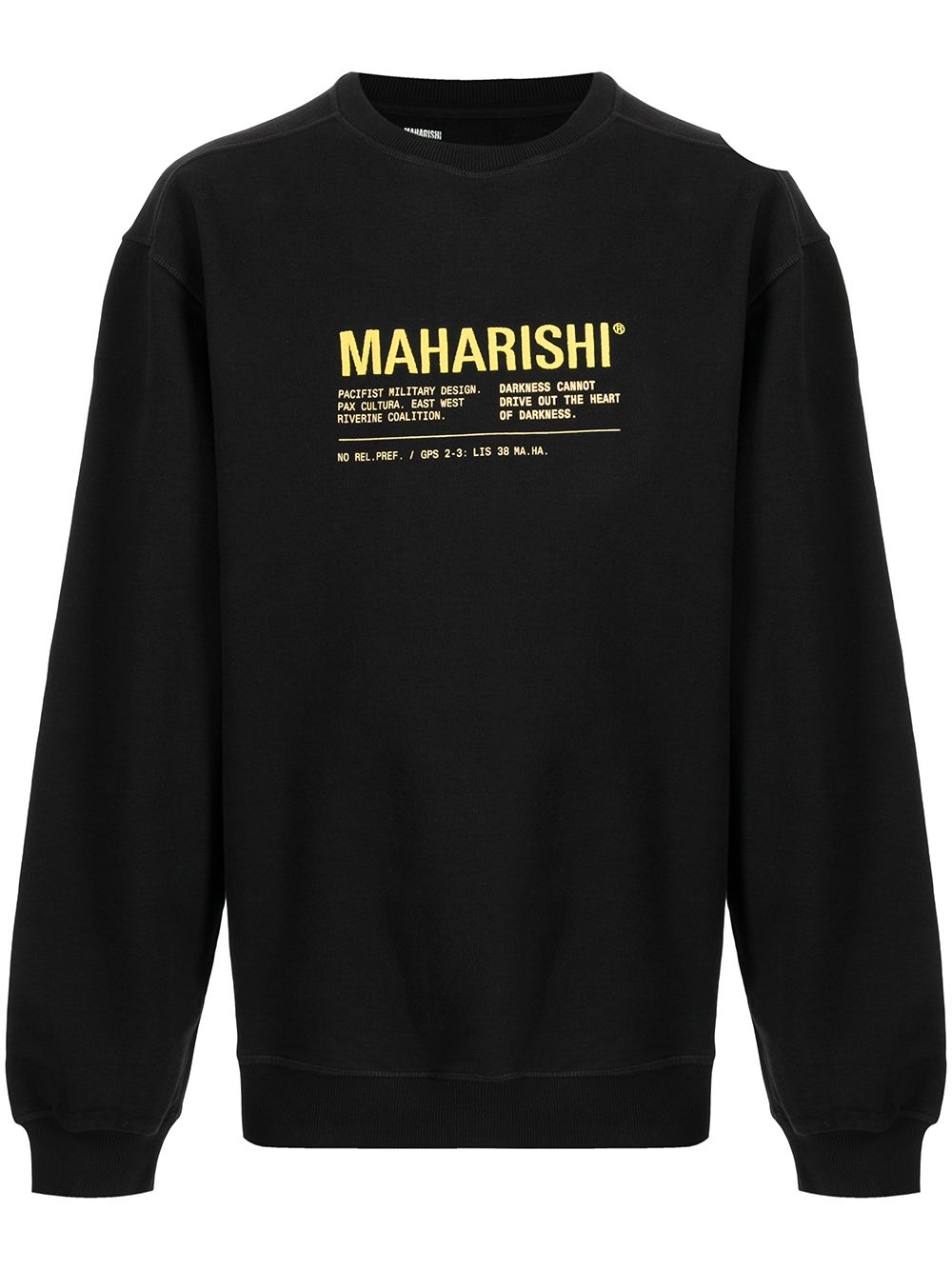 Maharishi Sweatshirt Black M Size popular