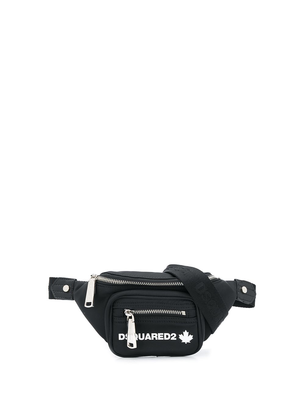 DSQUARED2 Logo Belt Bag Black/White - Maison De Fashion 