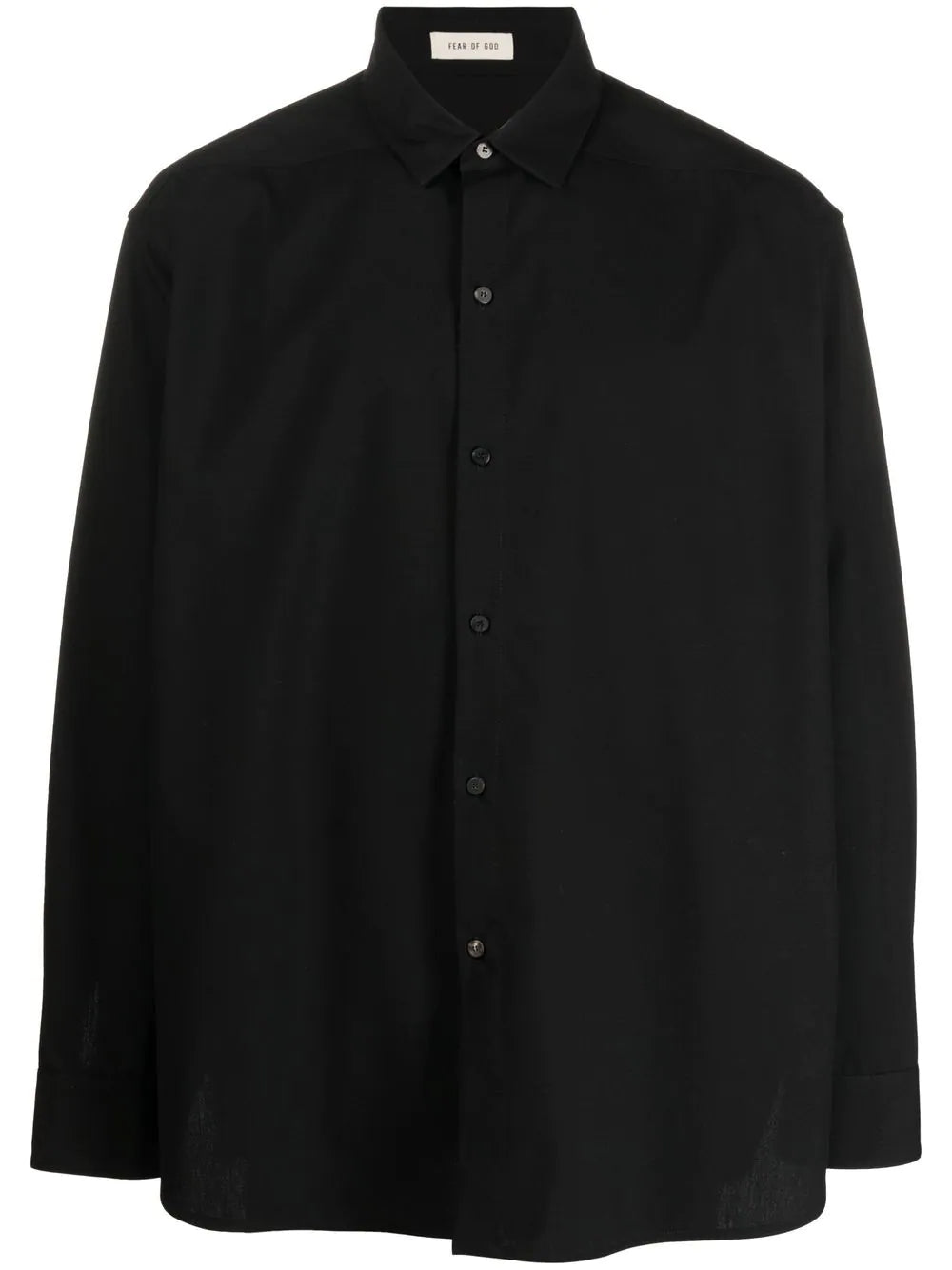 FEAR OF GOD Eternal Button Front Shirt Black - MAISONDEFASHION.COM