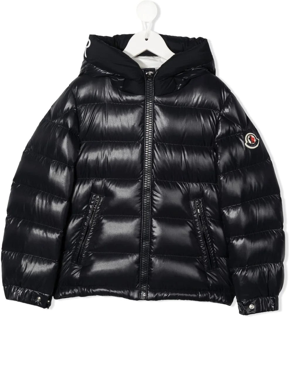 MONCLER KIDS Salzman Jacket Navy - MAISONDEFASHION.COM