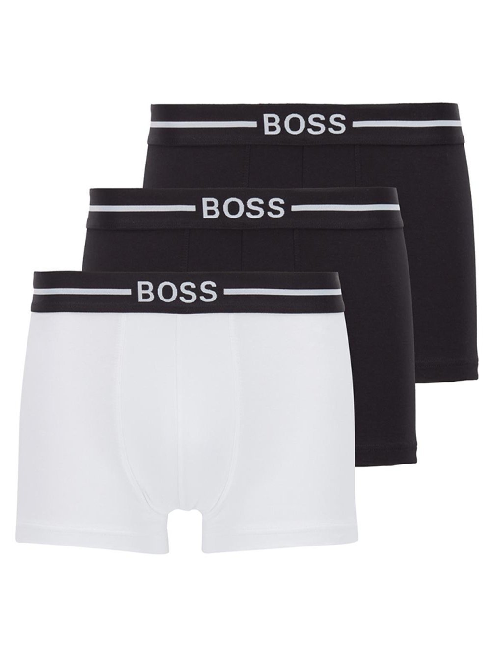 BOSS Three Pack Logo Boxers - MAISONDEFASHION.COM