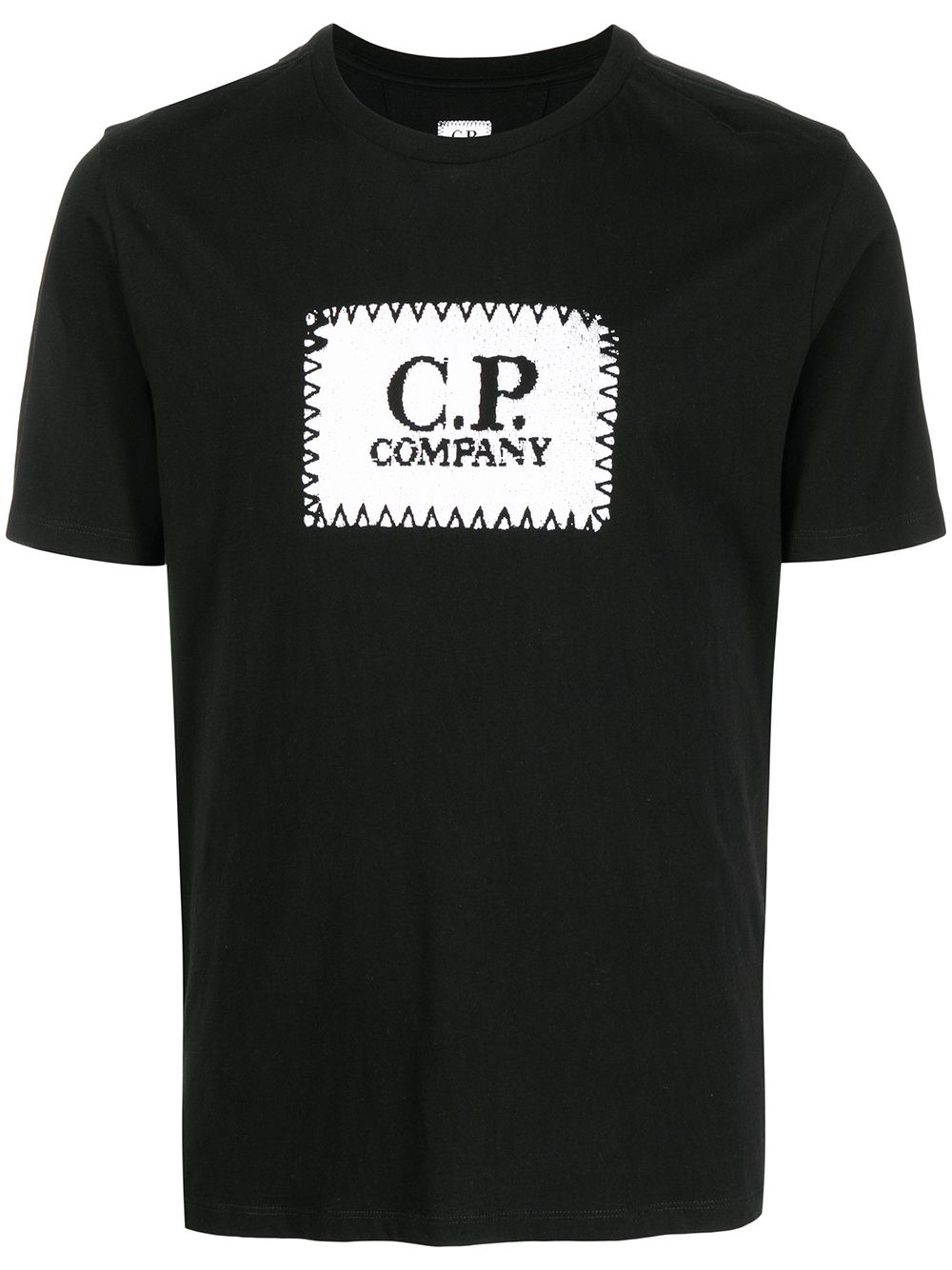 C.P. COMPANY Logo-print T-shirt Black - MAISONDEFASHION.COM