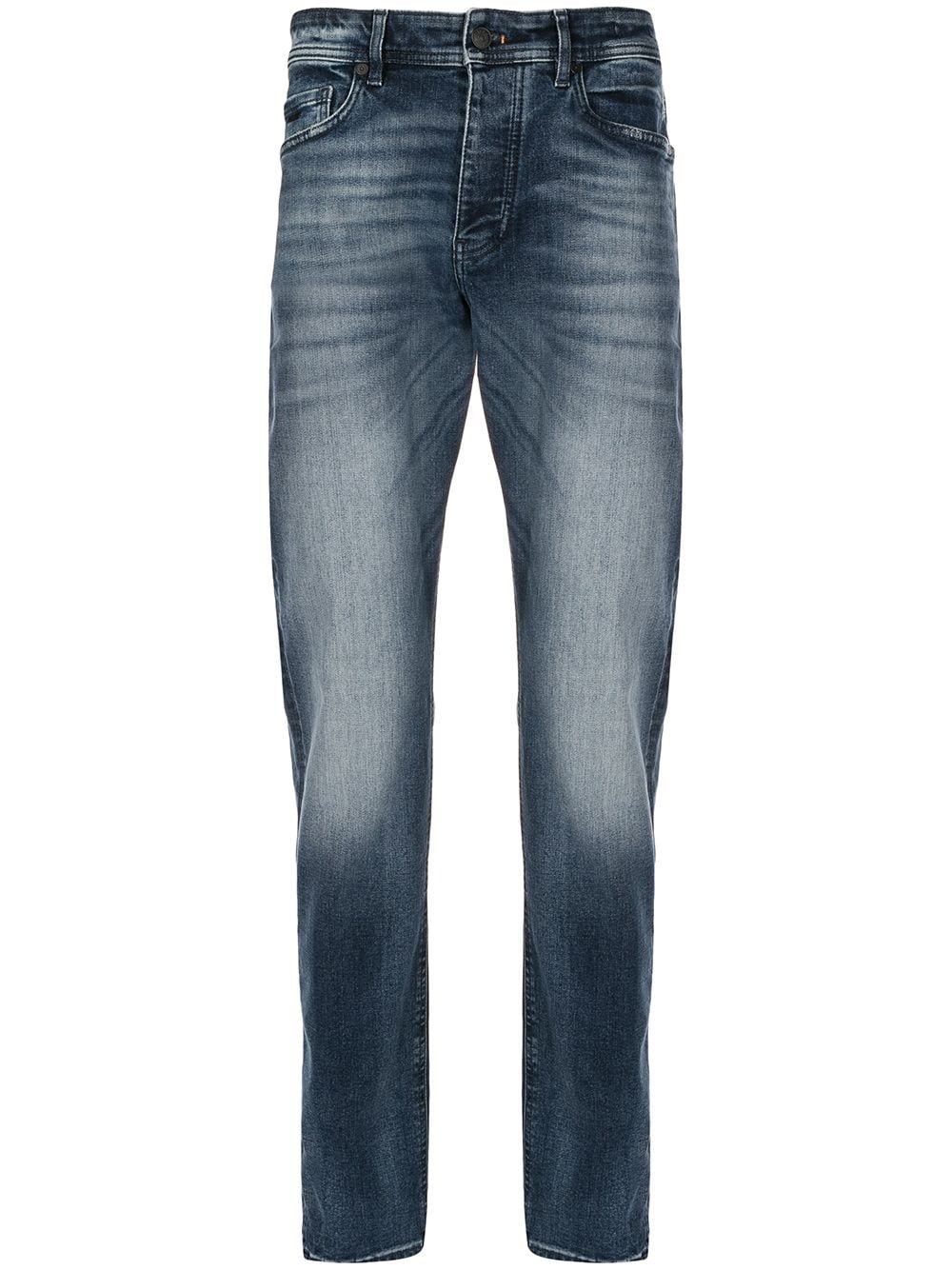 BOSS  Mid-rise tapered jeans Dark Blue - MAISONDEFASHION.COM