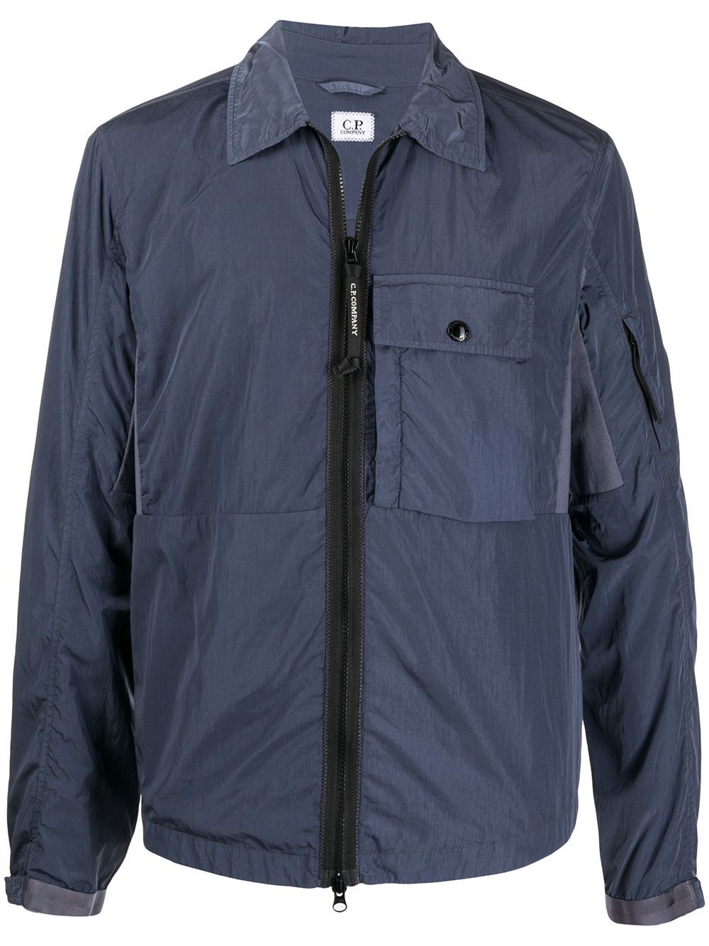 C.P. COMPANY Pocket Detail Lens Jacket Blue - Maison De Fashion 