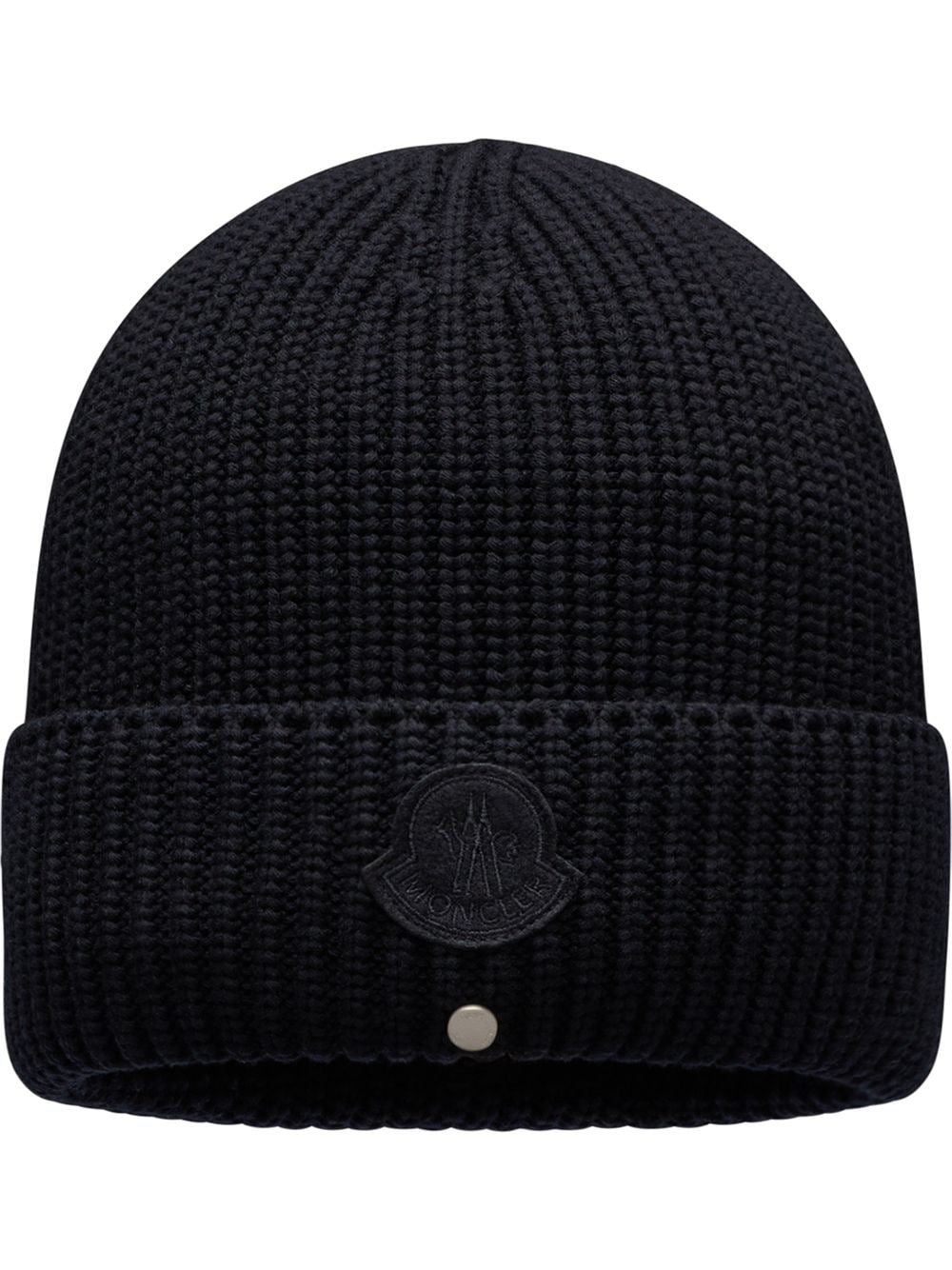 MONCLER GENIUS X 6 MONCLER 1017 ALYX 9SM Knitted Logo Beanie Black - MAISONDEFASHION.COM